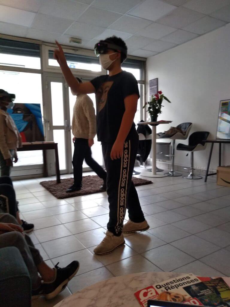 Réalité augmentée au Hub 18