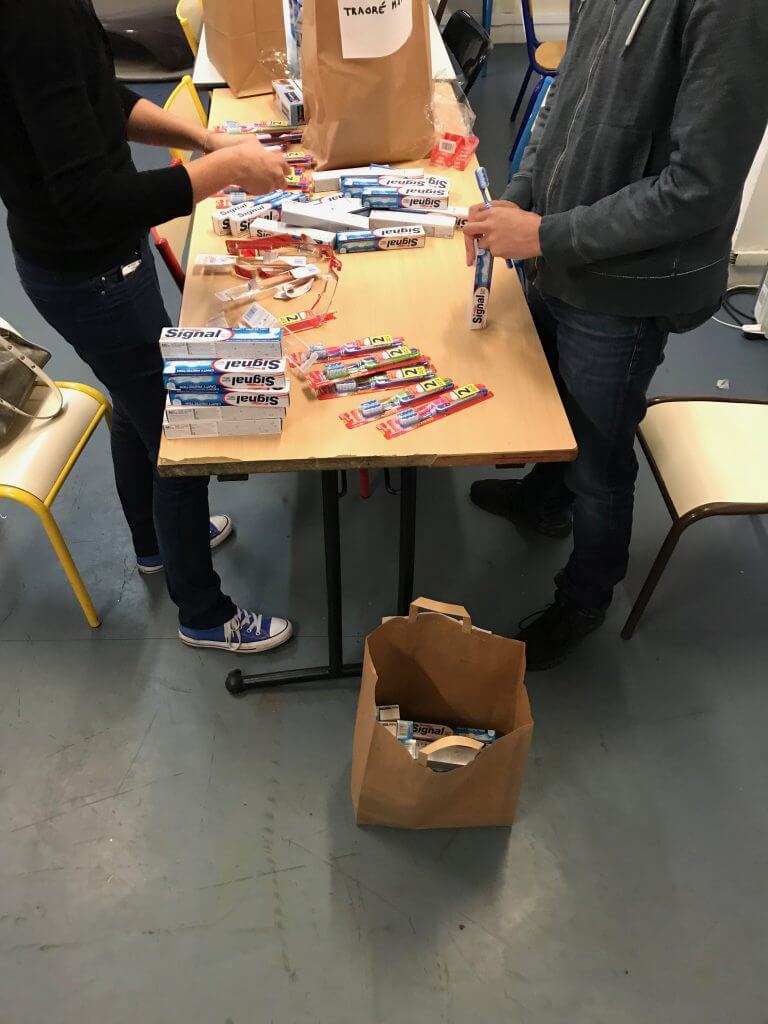 Préparation pour la Maraude avec EPJ Nathalie Sarraute