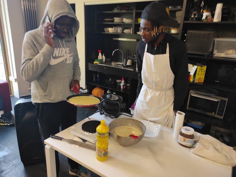 Crêpes partie à l'EPJ La Villa