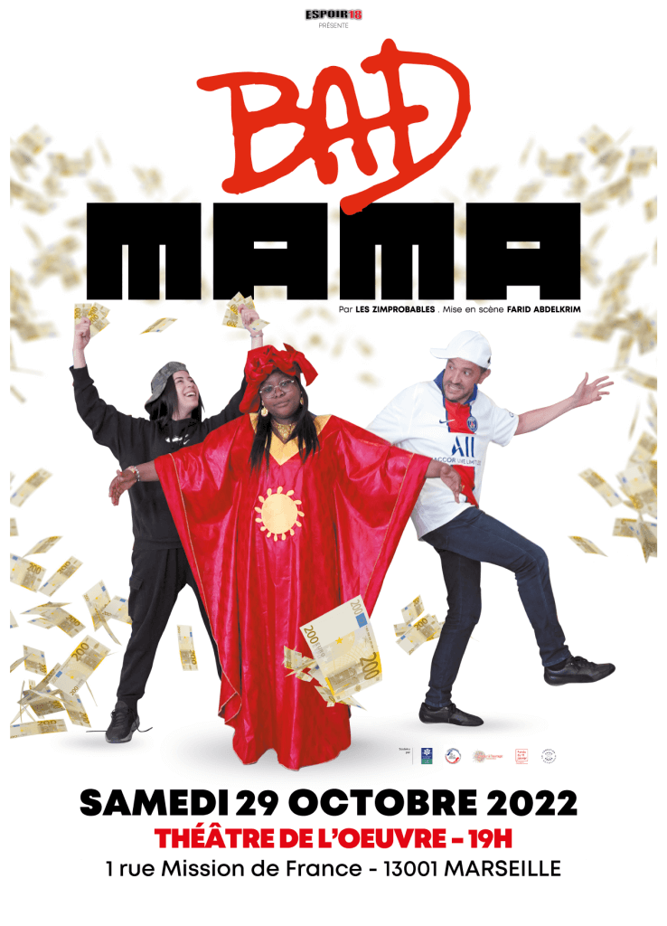 Affiche de « Bad Mama » à Marseilles