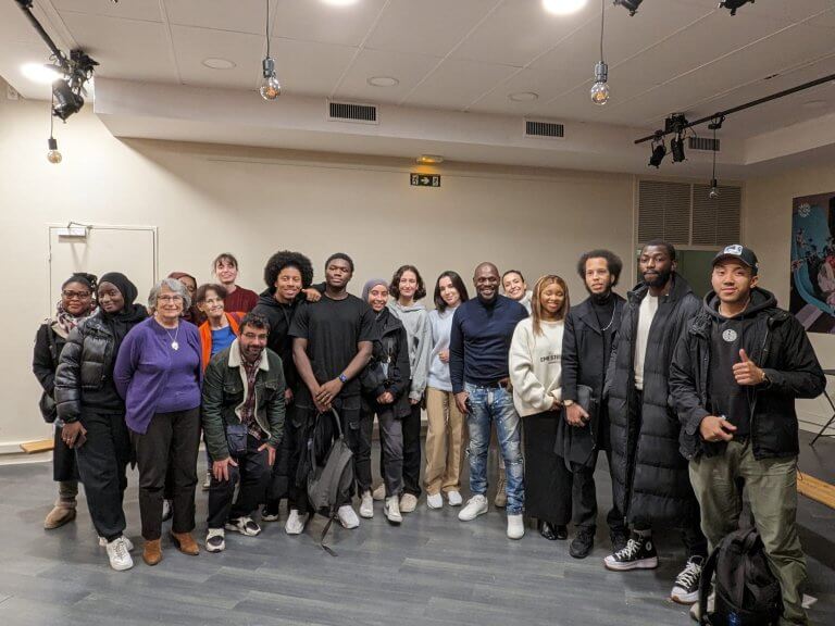 Rencontre avec Kery James et les jeunes de l'association Espoir 18, le 16 novembre 2023